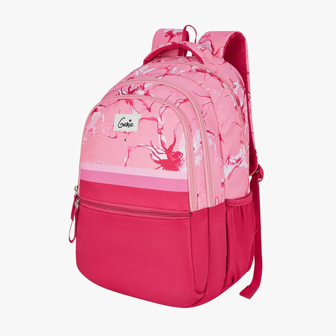 36L Pink Laptop Backpack With Raincover