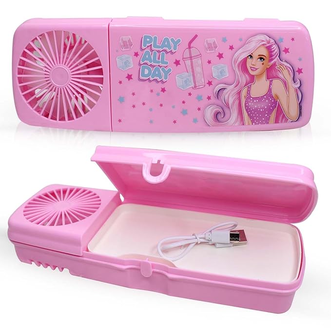 Pencil Box with Fan for Kids|