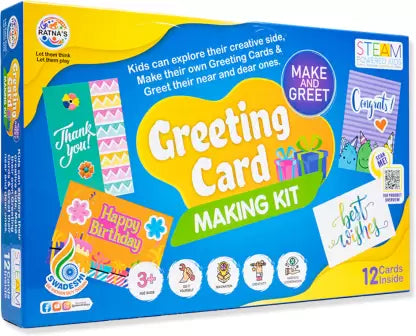 Greeting Card Making Big Art & Craft DIY Kit for Kids