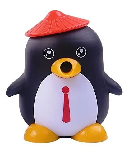 Cute Cartoon Penguin Shaped Manual Color Pencils Sharpener for Toddlers