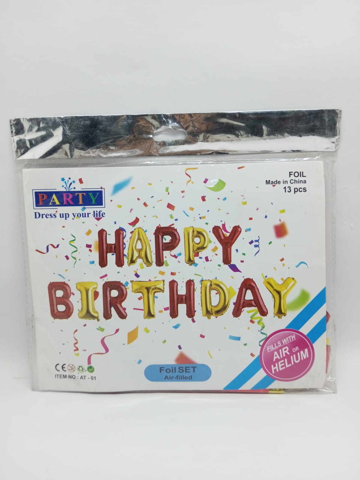 Happy Birthday Red Or Golden Foil Set