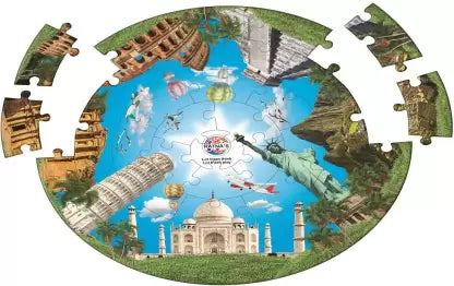 Kiddy jigsaw puzzle 7 Wonders for Kids (40 Pieces)
