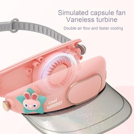 Outdoor Electric Fan Cap