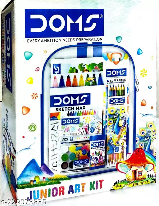 Doms Junior Art Kit-A Perfect Colouring Gift For Sharp Minds