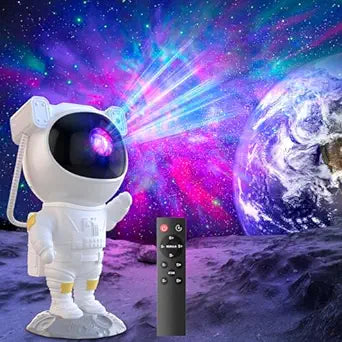 Star Projector Galaxy Light Astronaut Light Projector for Kids Night Light