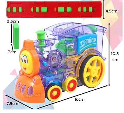 60 Pcs Domino Train Toy Set For Kids