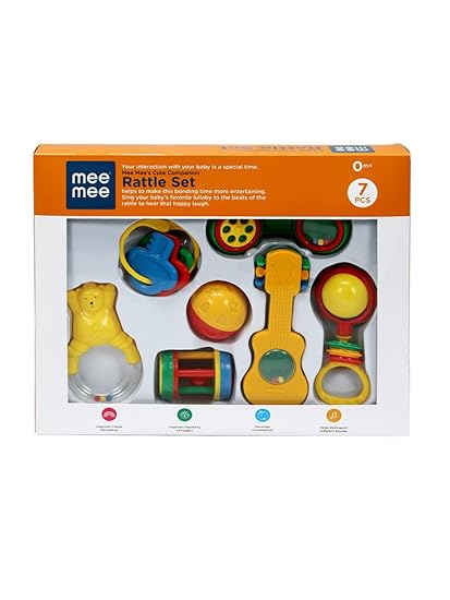 Mee Mee BPA Free Baby Rattles Set