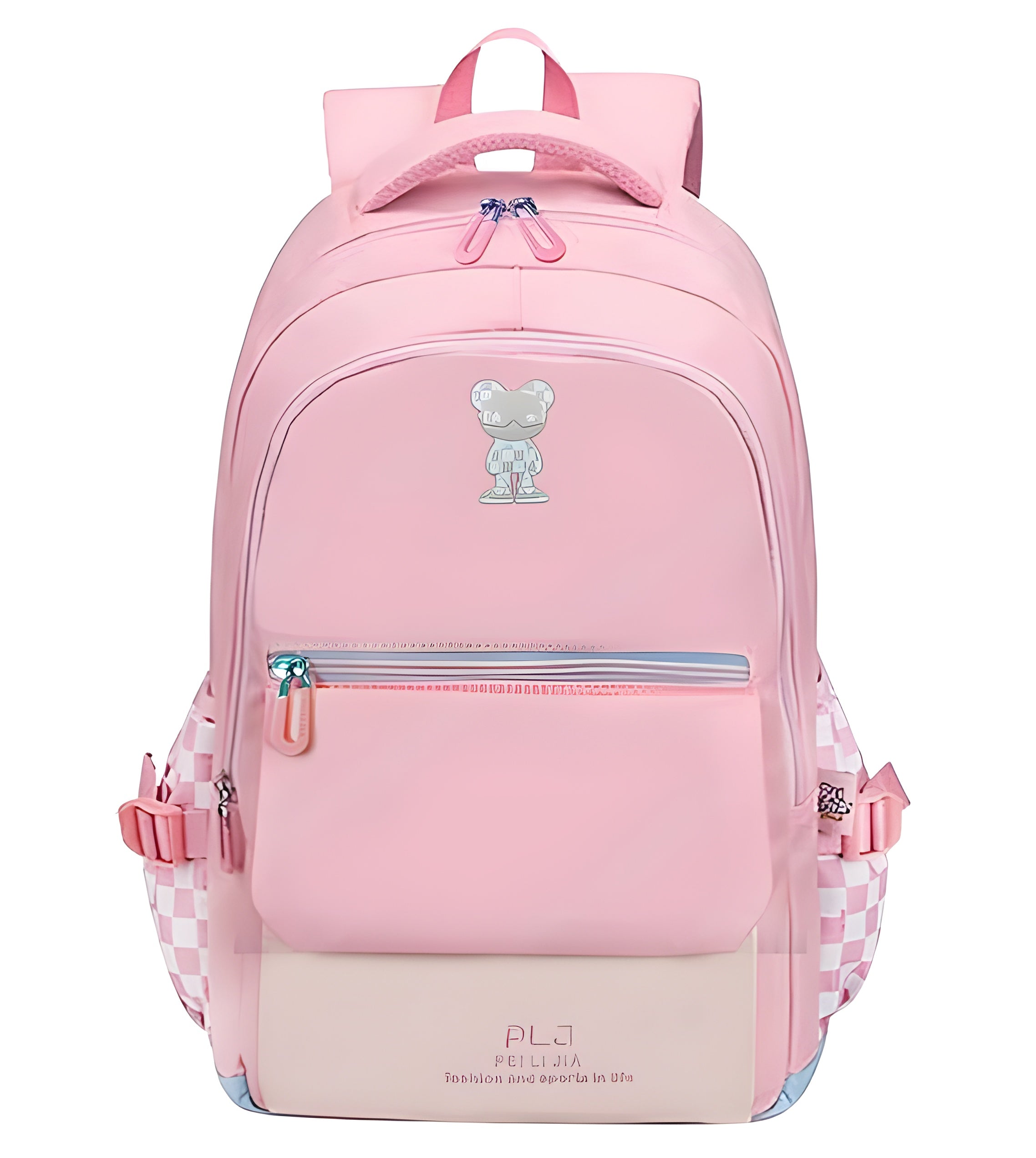 Casual Multipurpose Backpack - Large Capacity Bag For Boys Girls Kids,Travel Bag, Picnic Bag Pink (46 X 32 X 16 CM)