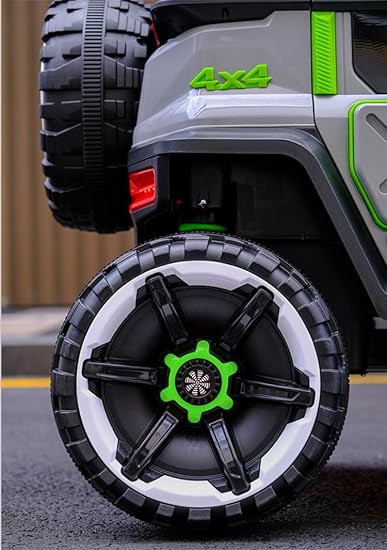 WN-1166  Kids Ride on 4X4 Heavy Duty Jumbo Jeep WN-1166 (Grey)