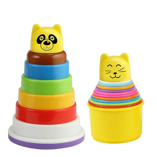 Fair Toy Fun 2 in 1, Stacking Toys for Kids
