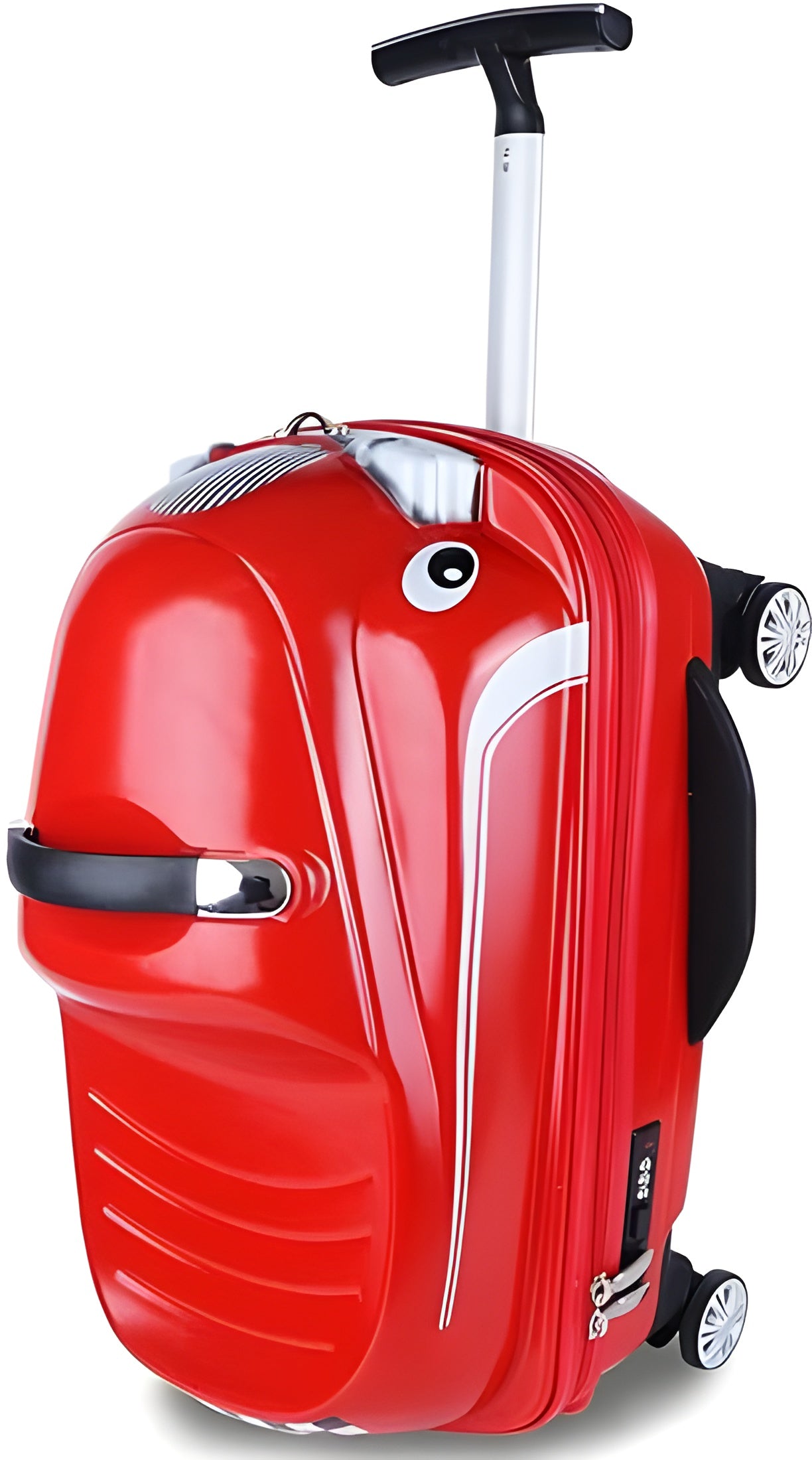 Kids Ride-on Travel Suitcase Trolley(RED)