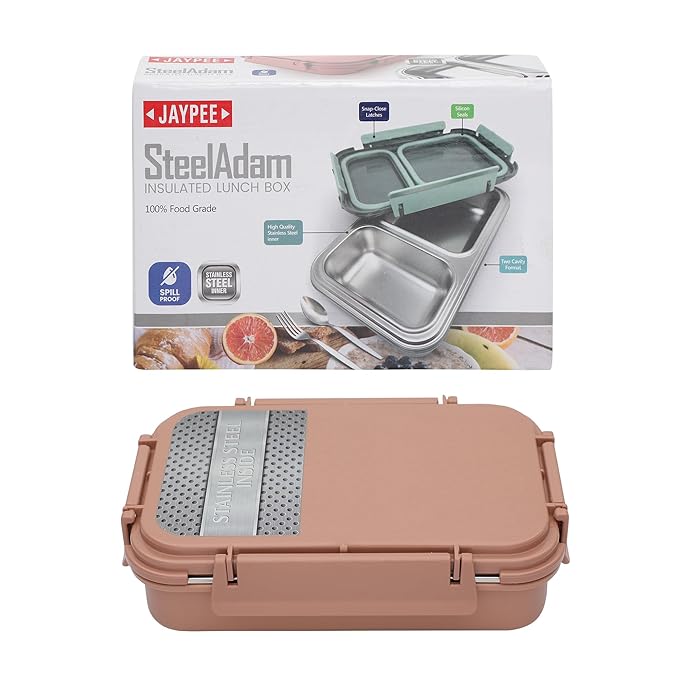SteelAdam Insulated Two Cavity Lunch Box