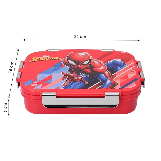 Stainless Steel Insulated Lunch Box 900 Ml Spider Man
