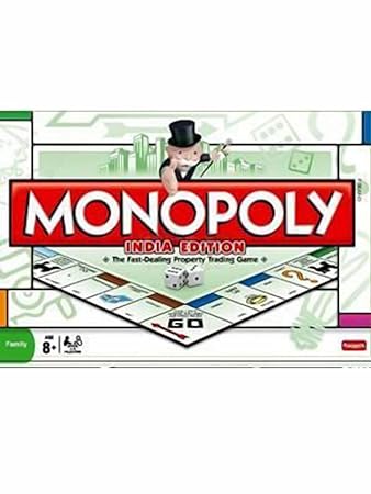 monopoly - india edition,for 8+ years,Multicolor