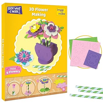 3-in-1 Awesome Craft Kit - Kids Arts and Crafts