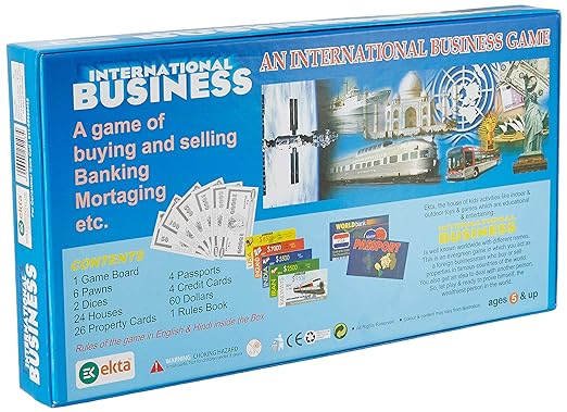 International Business Board Game for Family, Kid, Multicolor