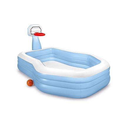 Intex Shootin' Hoops Swim Center Family Pool with Basketball for 3+ Child