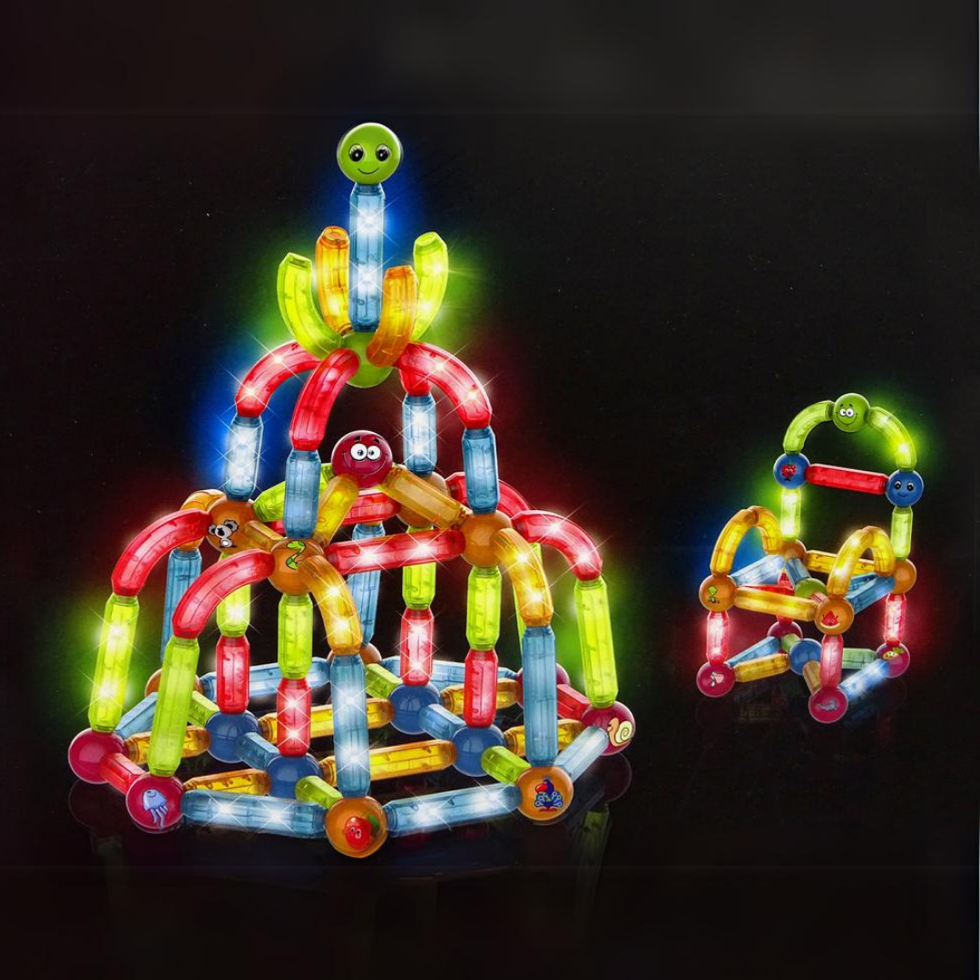 Educational Magnetic Blocks Set of 102 Elements