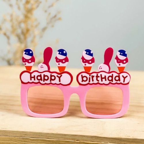Pink Ice Cream Sunglasses For Kids & Adults