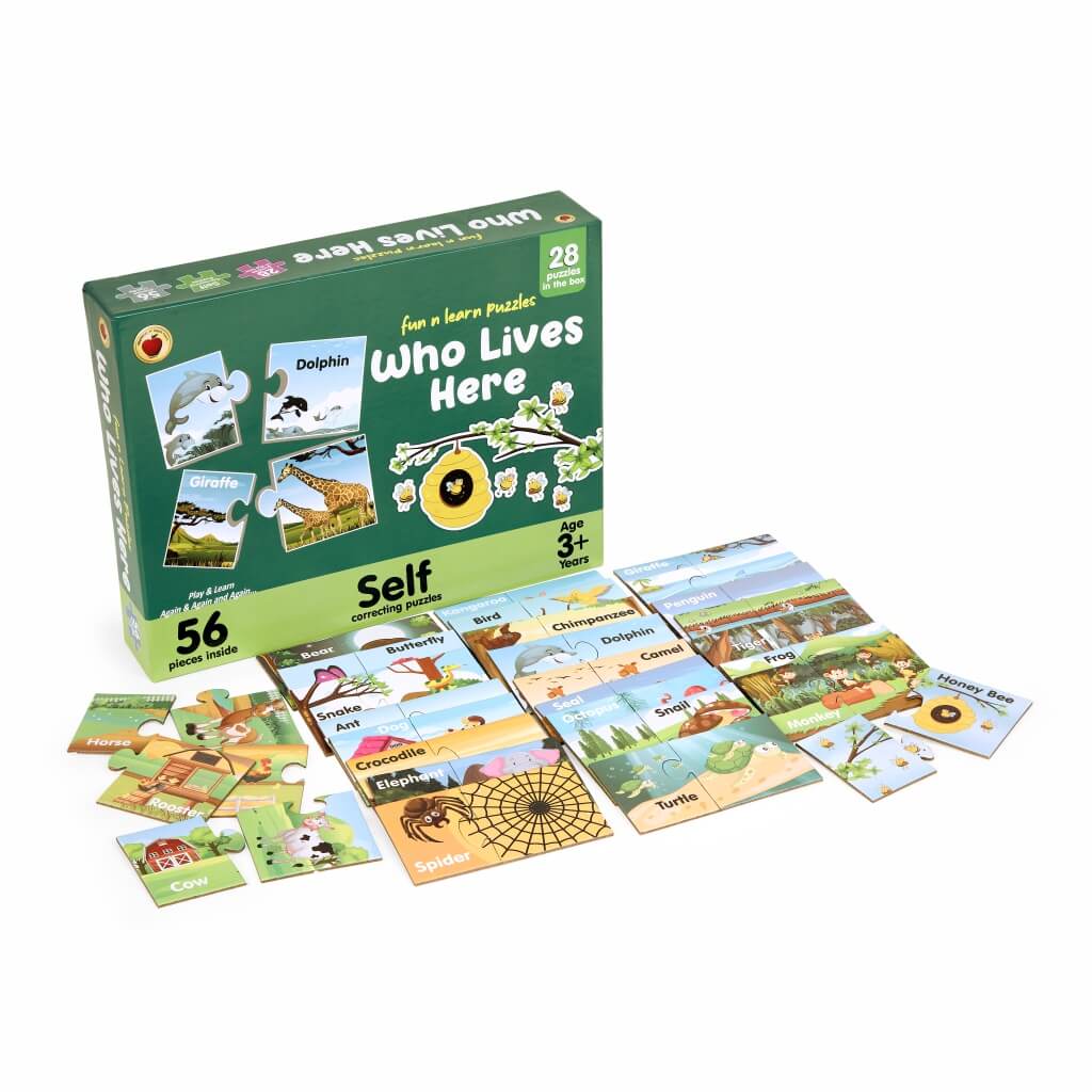 Puzzle Jigsaw Who Lives Here