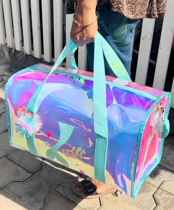 Holographic weekender bag Clearance