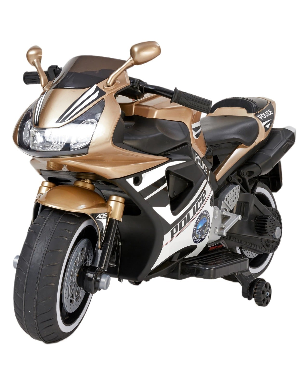 V10 Rechargeable Battery-Powered Kids Premium Ride-On Bike