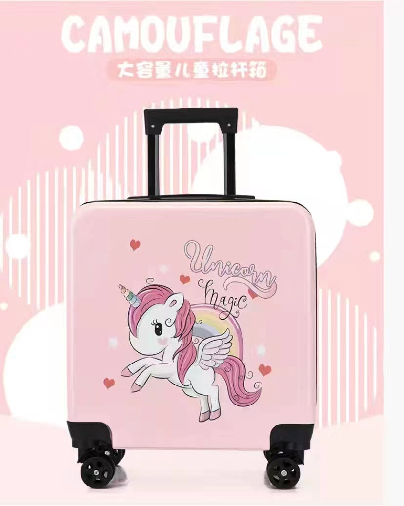 Lightweight,Kids Suitcase for Girls and Boys SJT-155 By Wokman