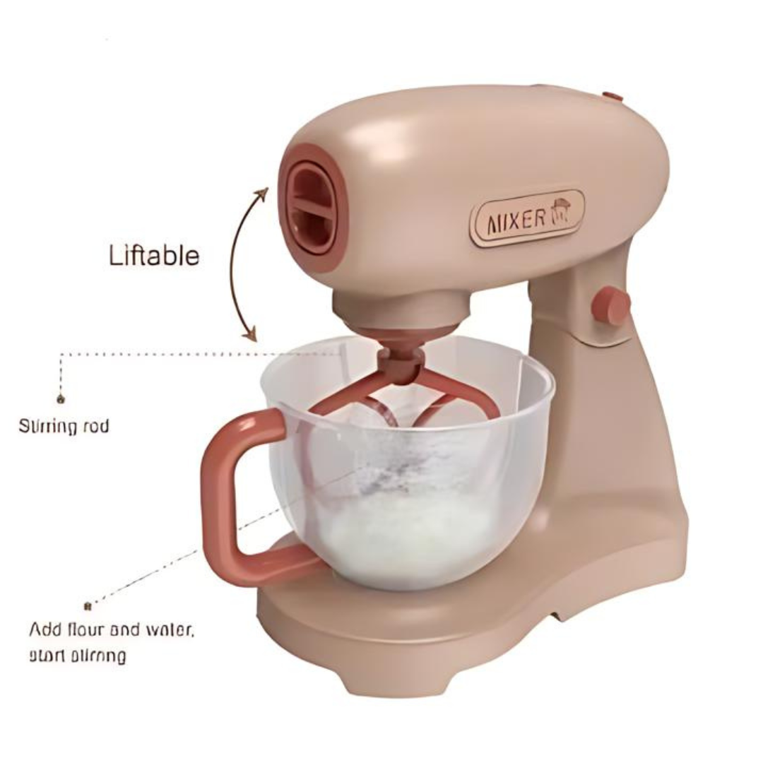 Kitchen Mini Electric Blender Machine With Light Sound Pretend Play Cooking House Toy For Kids Gift