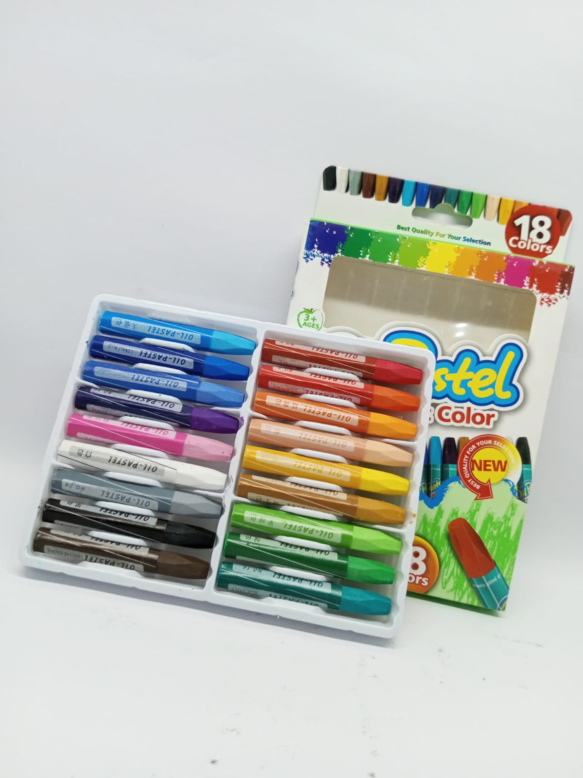 Oil Pastel 18 Colours