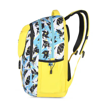 SKYBAGS WOKE PRO 01 SCHOOL BACKPACK YELLOW BLUE