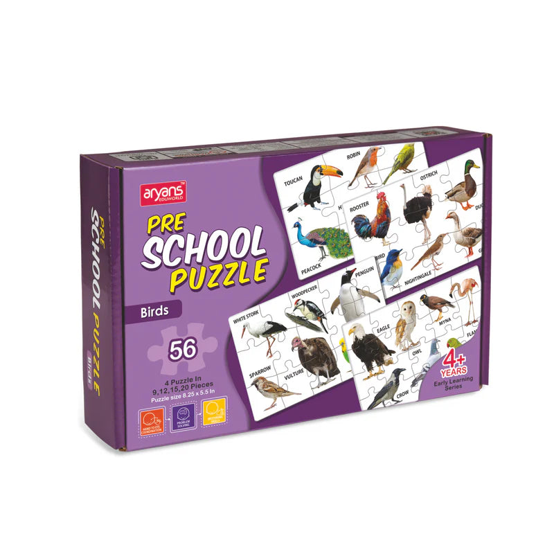 Pre School Puzzle Box (Birds)