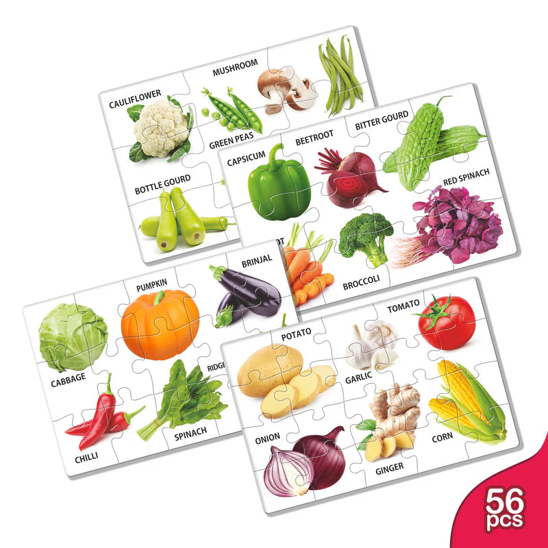 Pre School Puzzle Box (Vegetables)