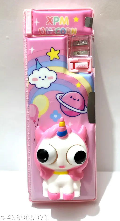 Unicorn Pop Eye Geometry  in 3D Squishy Form-pink