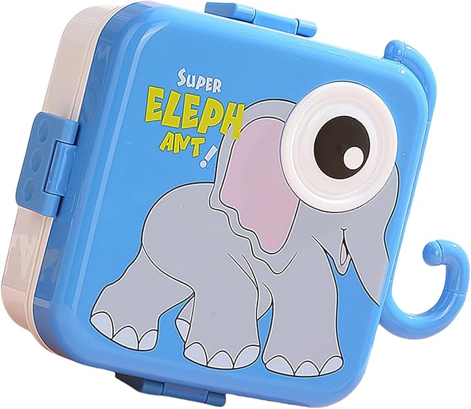 Elephant Cartoon Animal Character  Kids Lunch Box