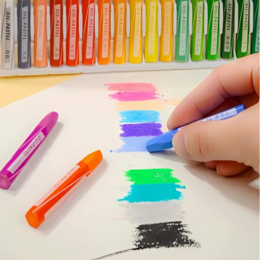 Oil Pastel Fantastic Colors