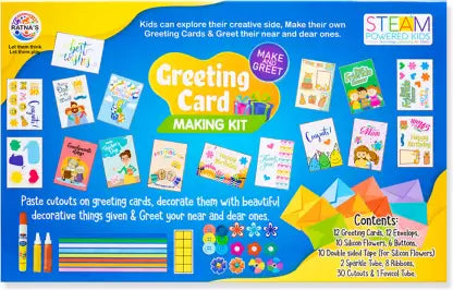 Greeting Card Making Big Art & Craft DIY Kit for Kids