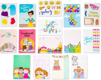 Greeting Card Making Big Art & Craft DIY Kit for Kids