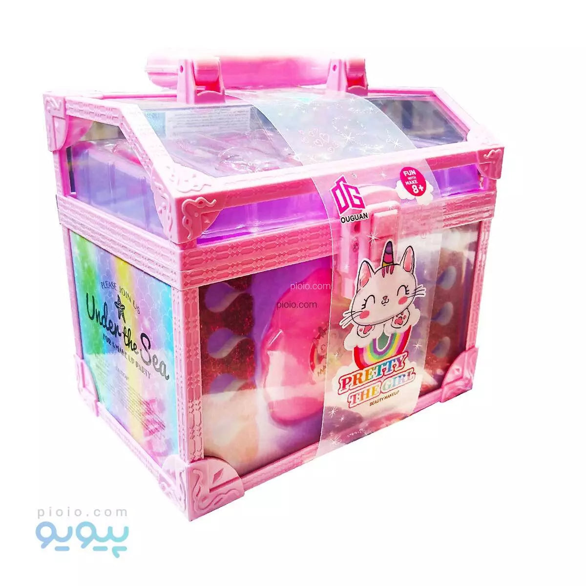 Makeup Toys Set Diy Cosmetic Pretend Play Real Washable Makeup Kit Toys For Girls