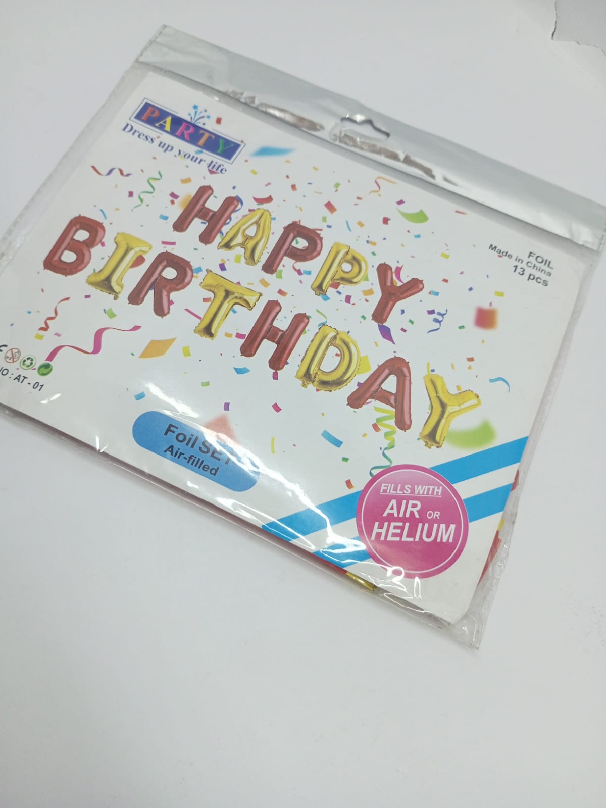 Happy Birthday Red Or Golden Foil Set