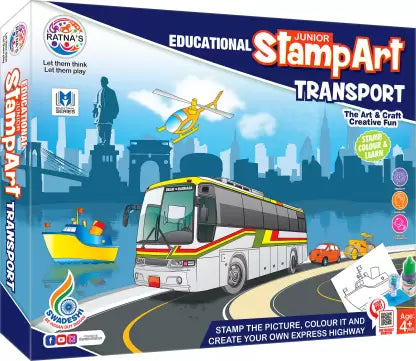 Educational Junior Stamp Art Transport