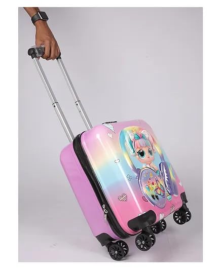 17-Inch Cartoon Printed Suitcase
