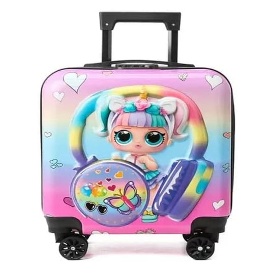 17-Inch Cartoon Printed Suitcase