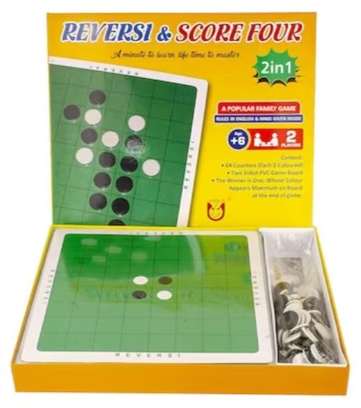 2 in 1 Reversi and Score Four