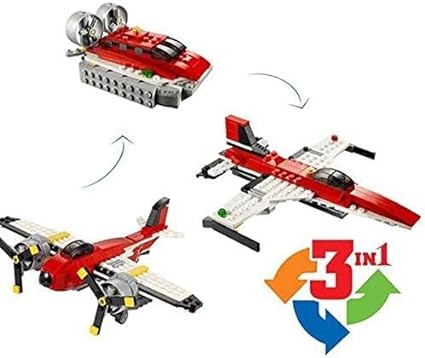 3 in 1 Architect Series Plane Fighter Jet Building Block Toy Set