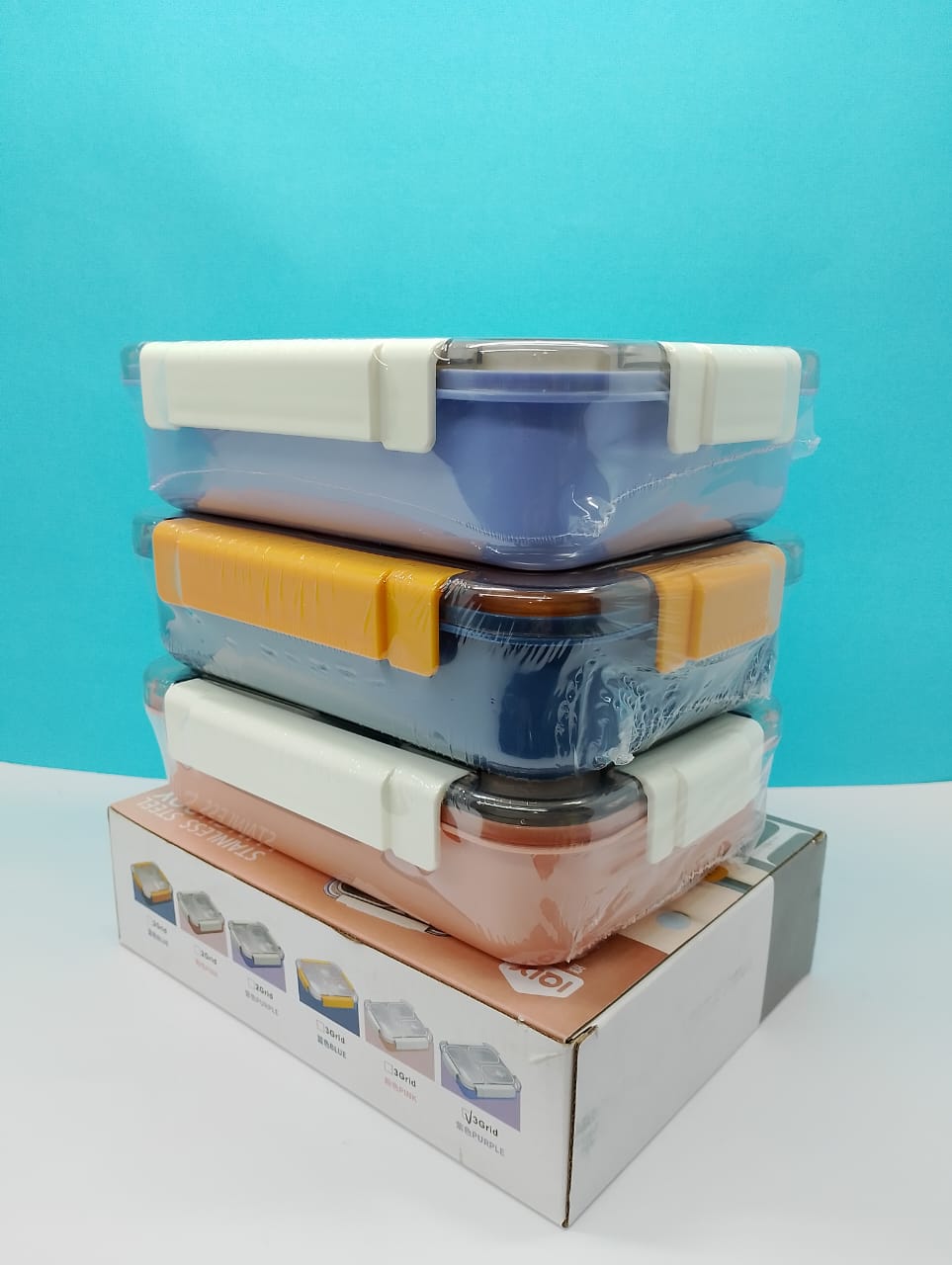 Fresh Food Transparent Stainless Steel Lunch Box