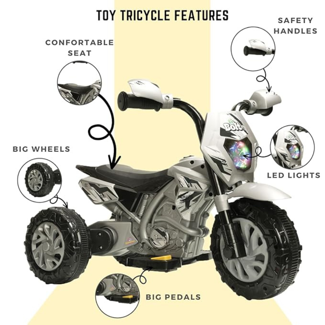 Bolt Bike for Kids Most suitable for age group 1.5 to 3 years (Silver)