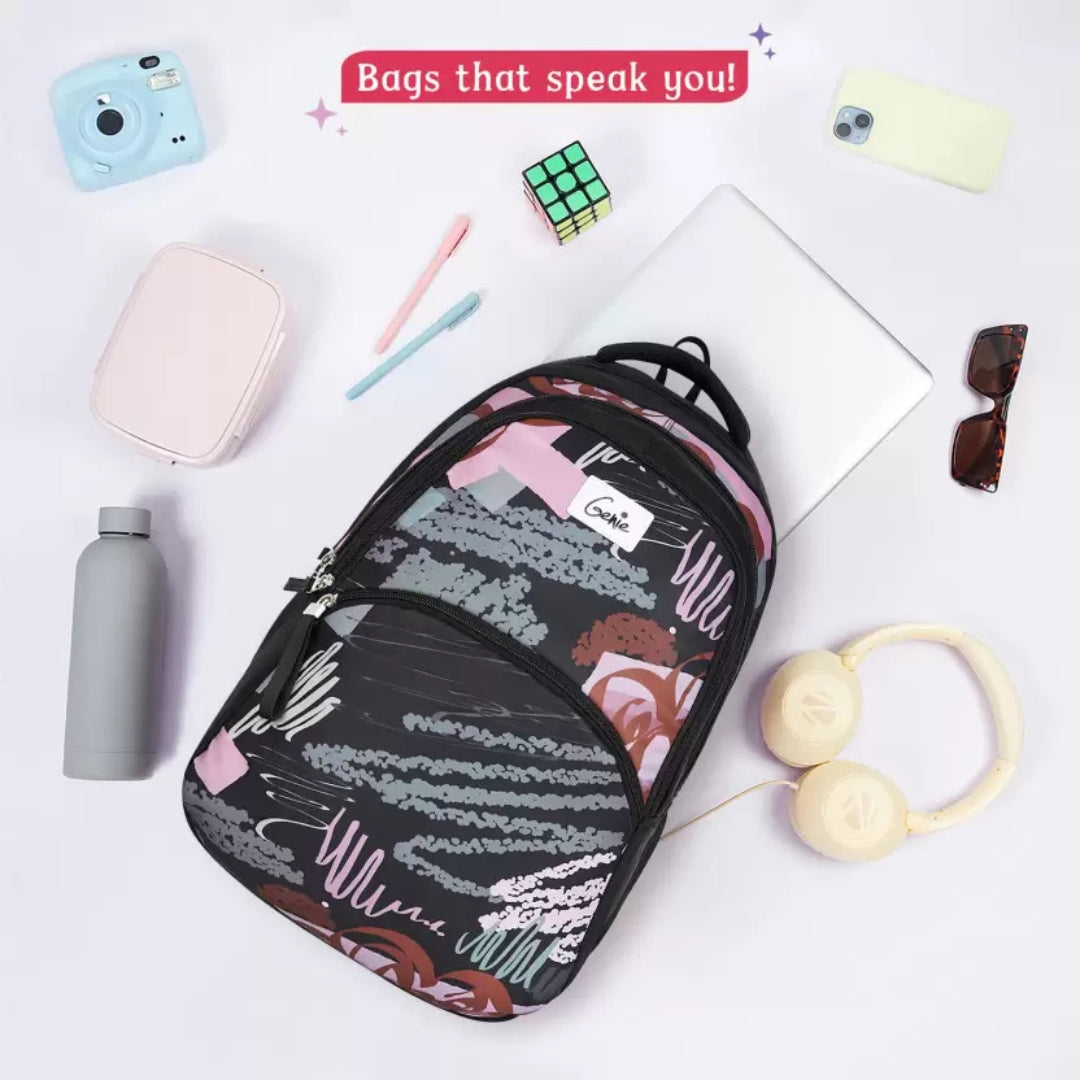 Large 36 L Laptop Backpack ORCHID  (Black)