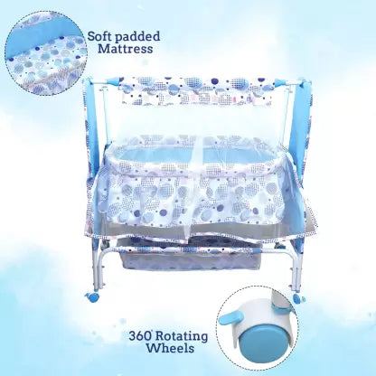 Mee mee cradle with mosquito net best sale