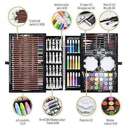 145 pcs Space Desingn Double Opening Colouring Kit