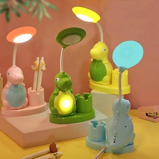 Cute Kids Lamp with Pen Holder